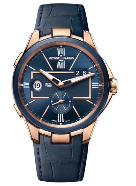 Ulysse Nardin Executive Dual Time 42mm 242-20/43 Replica Watch